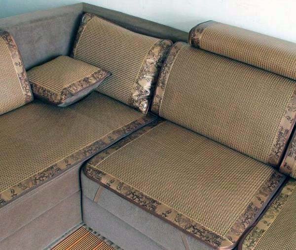 What material is good for summer sofa mat cushions